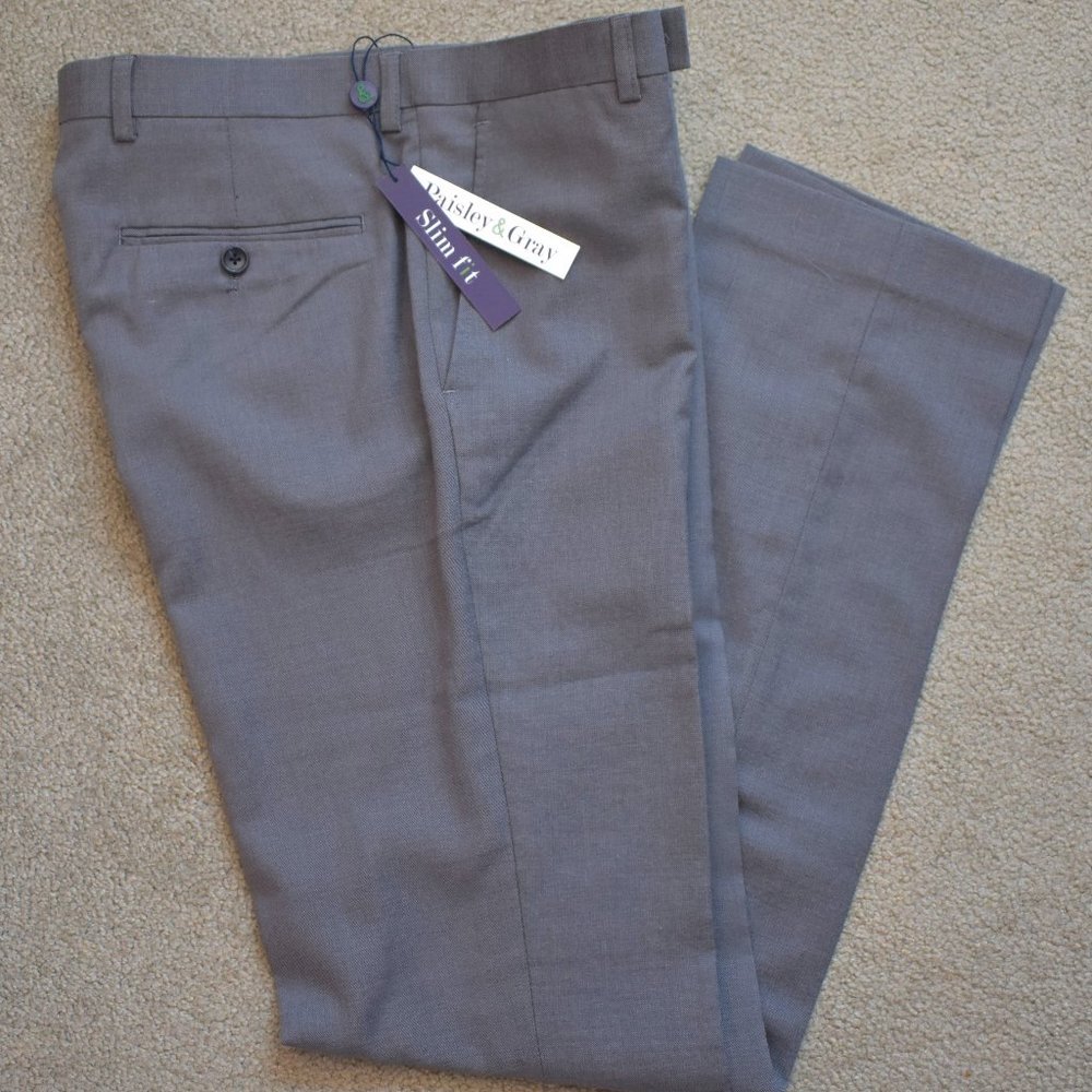 Paisley & Gray Slim Fit Dress Pants Mens 30W 32L
